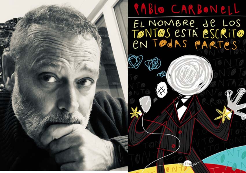 Pablo Carbonell and Book cover